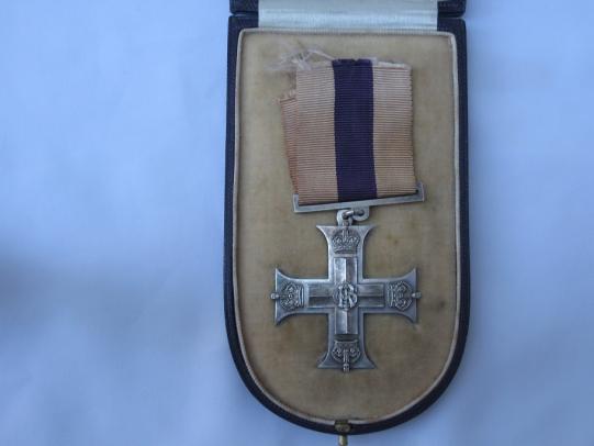 Original WWI Silver Full Size Military Cross (MC) Gallantry Medal.
