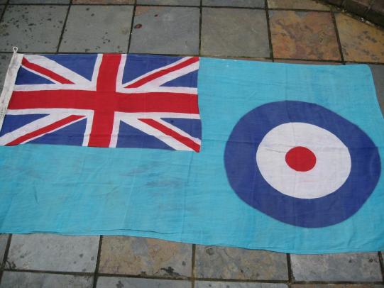 Original Wartime Battle of Britain RAF Flag.  Printed wartime issue