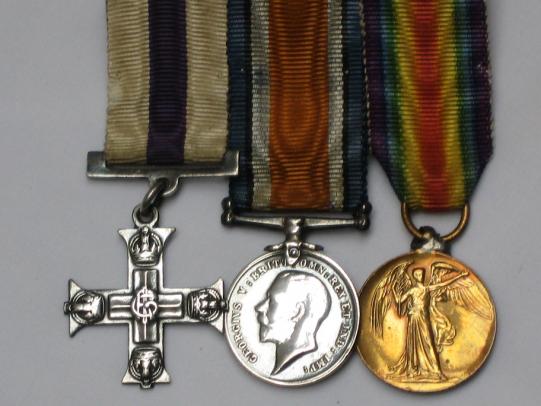 WW1 Military Cross Trio Miniature Medals