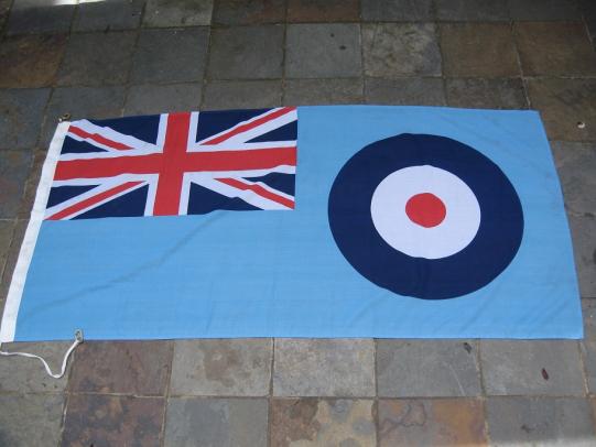Attractive Large Original Linen RAF Ensign Station Flag Afghanistan War 2007