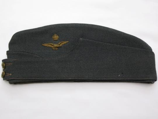 Wonderful Original WW2 RAF Officers Side Cap Dated 1944
