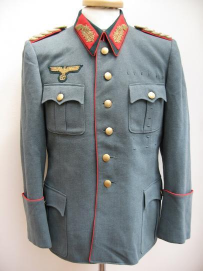 WWII German Full Generals Tunic of the German Army (Heer)