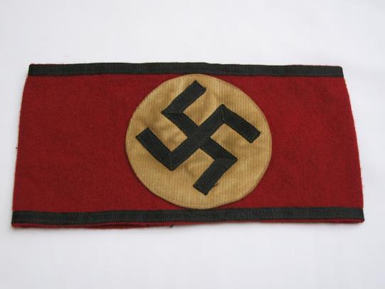 Early Allgemeine SS Armband with original RZM Silk Label