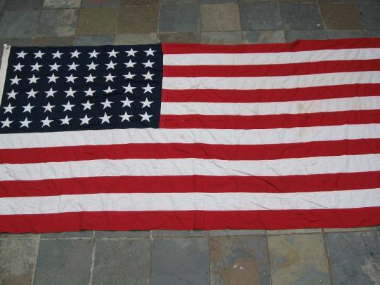 48 Star Stitched American Flag.