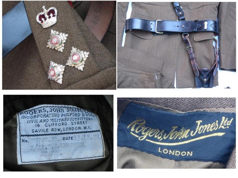 Rare SAS Original Staffordshire Regiment / SAS Army Full Uniform and Peak Cap