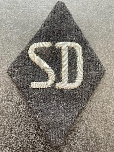 GERMAN WWII  SS- SD  OFFICERS  TUNIC  DIAMOND