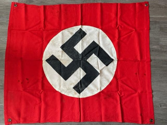 GERMAN WWII, THIRD REICH COMBAT TANK/ VEHICLE IDENTIFICATION  FLAG