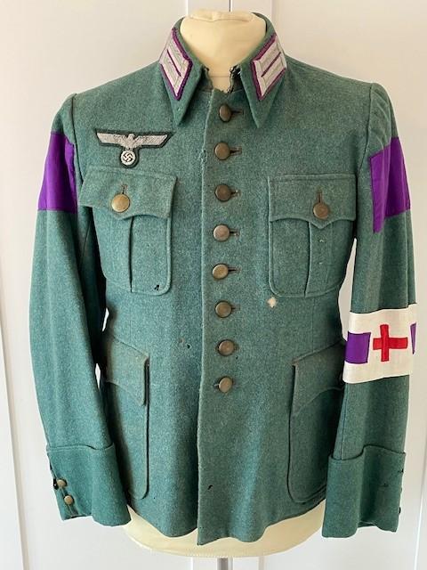 ULTRA RARE GERMAN WWII ARMY CHAPLAINS TUNIC