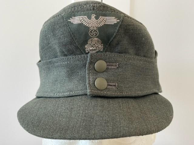 GERMAN WWII WAFFEN SS M43 ENLISTED MANS CAP.
