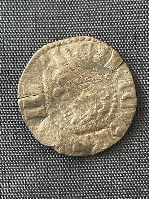 KING HENRY III AUTHENTIC ORIGINAL HAMMERED SILVER PENNY CANTERBURY.