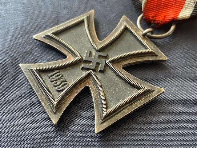 WWII GERMAN IRON CROSS 2nd CLASS WITH RIBBON.