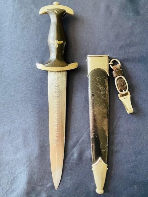 GERMAN EARLY WWII 1933 MODEL SS DAGGER BY RARE MAKER BOKER