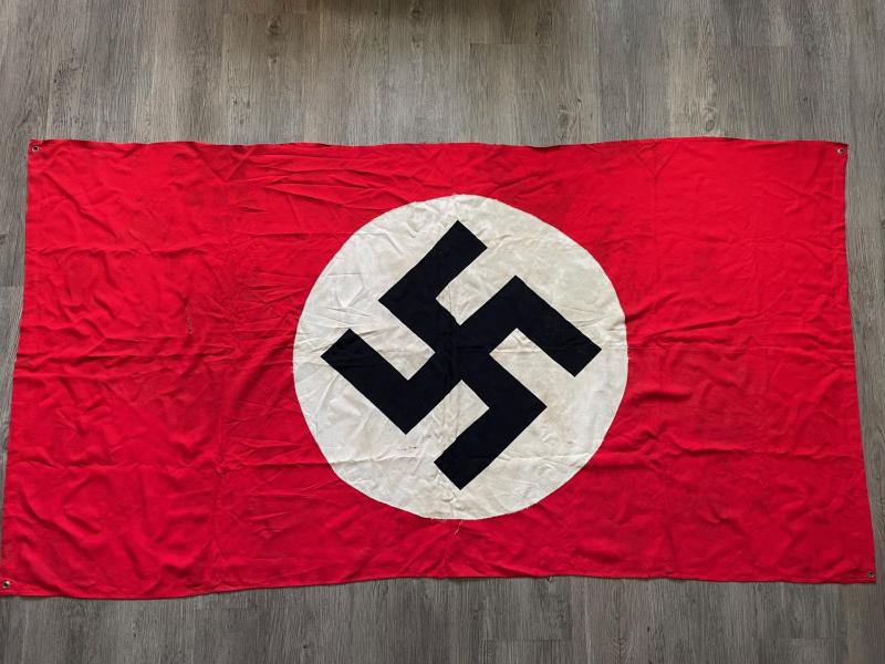 GERMAN WWII, THIRD REICH COMBAT PANZER TANK IDENTIFICATION FLAG