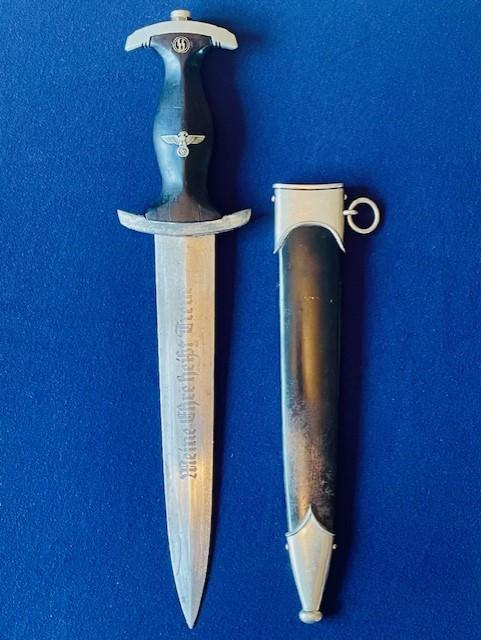 GERMAN WWII ERASED ERNST ROHM SS MANS MODEL 1933 DAGGER