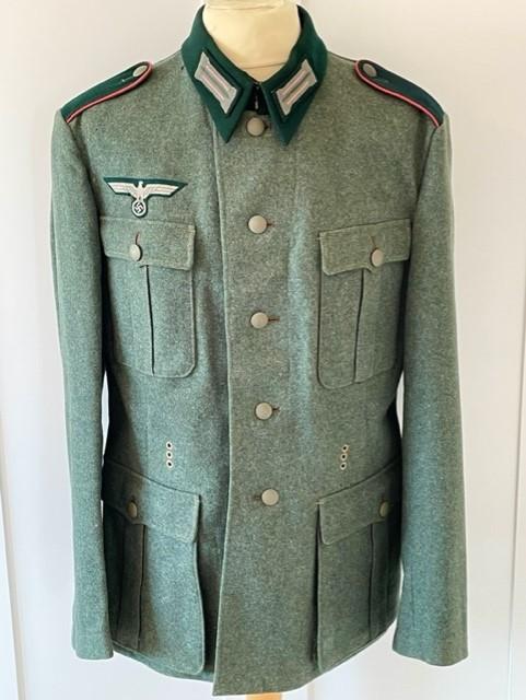 EXCELLENT WWII GERMAN COMBAT PANZER ENLISTED MANS M36 TUNIC