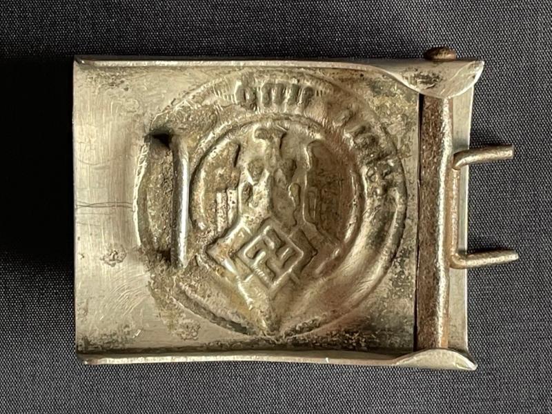 WWII GERMAN HITLER YOUTH BOY UNIFORM SET INCLUDING KNIVE, ARMBAND, BELT AND BUCKLE ADDITIONAL PHOTOS