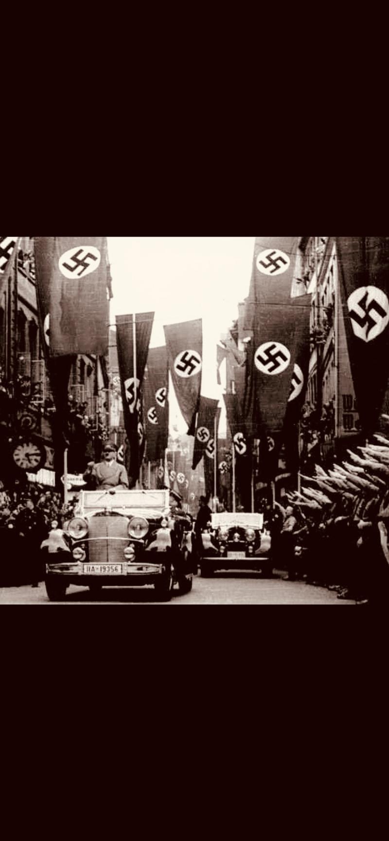HUGE WWII GERMAN NSDAP PARTY BUILDING BANNER ADDITIONAL PHOTOS