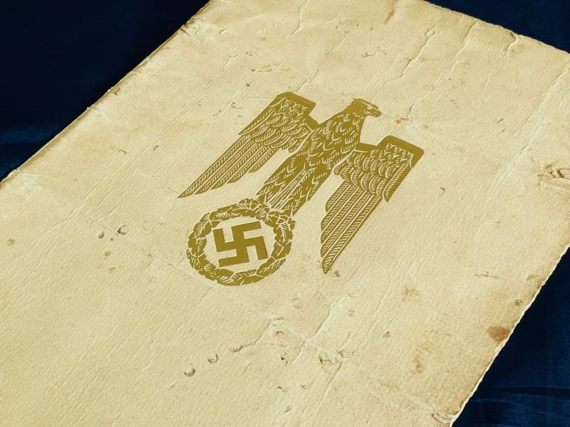 WWII HAND SIGNED BY REICHSMARSCHALL HERMANN GORING AWARD/APPOINTMENT CERTIFICATE