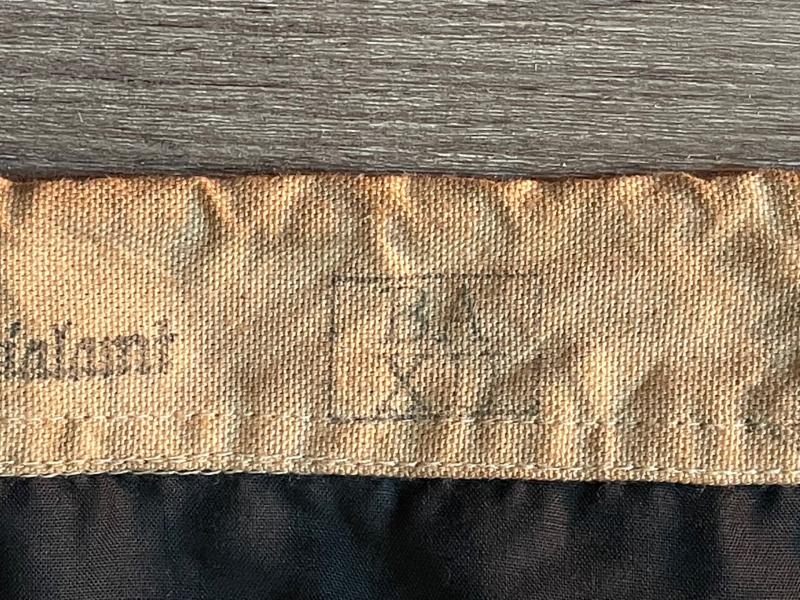 WONDERFUL ORIGINAL SEWN WWI IMPERIAL GERMAN TRICOLOR FLAG DATED  ADDITIONAL PHOTOS