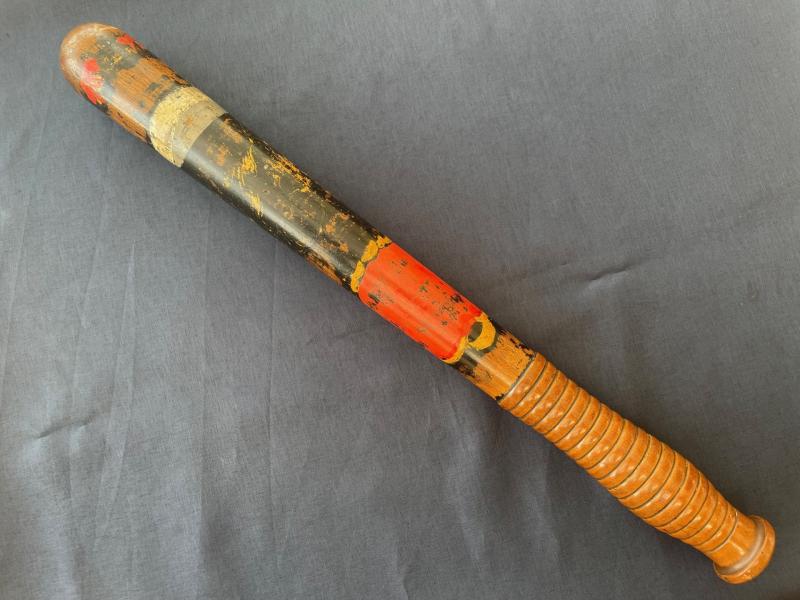 Original Authentic London Metropolitan Police Military Victorian Truncheon, cri 1870s