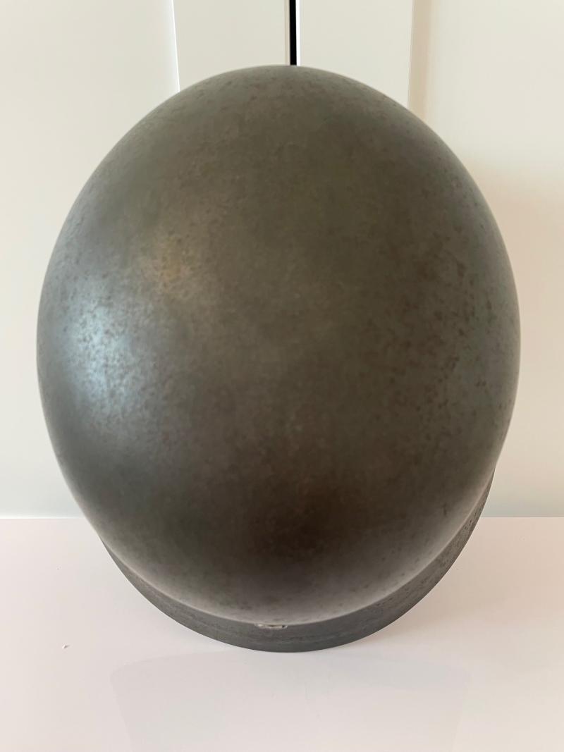 TOTALLY ORIGINAL RARE GERMAN WWII ARMY M40 DD COMBAT HELMET  ADDITIONAL PHOTOS