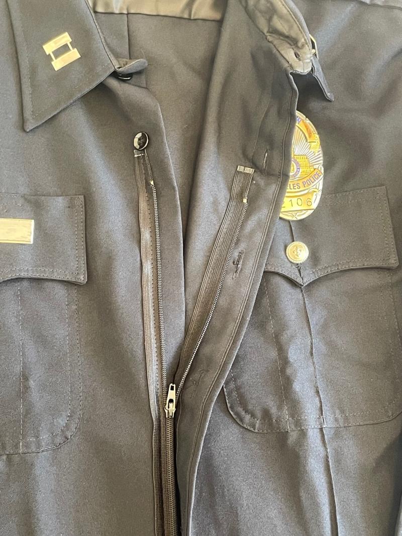 ORIGINAL VINTAGE LAPD LOS ANGELES POLICE SET RANK OF CAPTAIN. ADDITIONAL PHOTOS