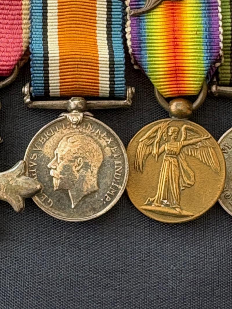Wonderful Medal Group of Six original Miniatures including a MBE.