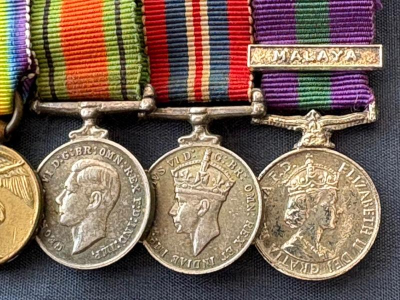 Wonderful Medal Group of Six original Miniatures including a MBE.