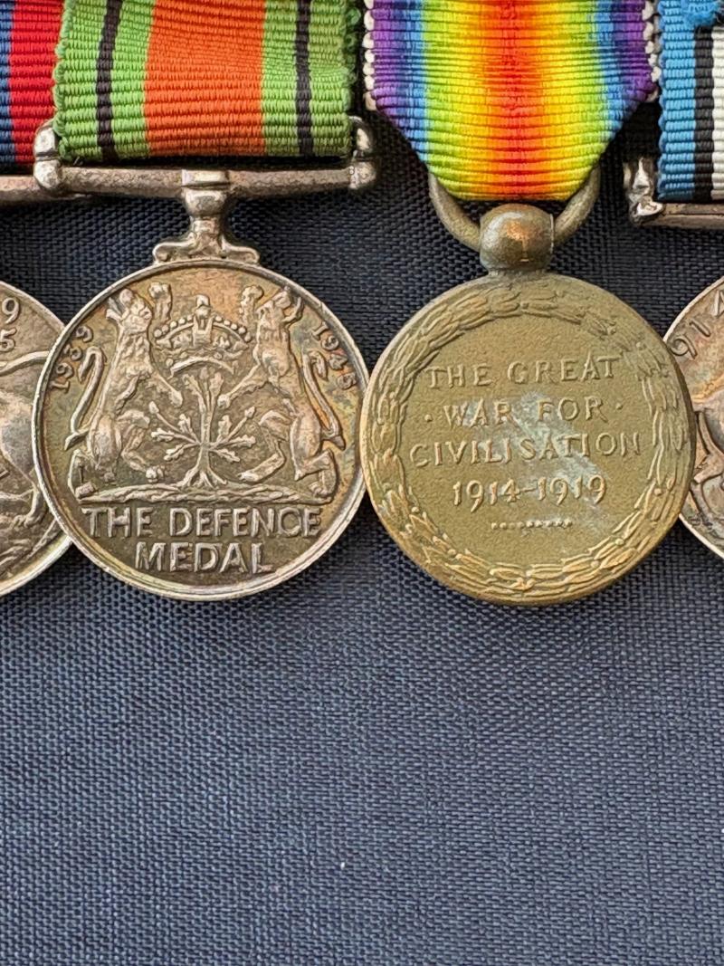 Wonderful Medal Group of Six original Miniatures including a MBE.