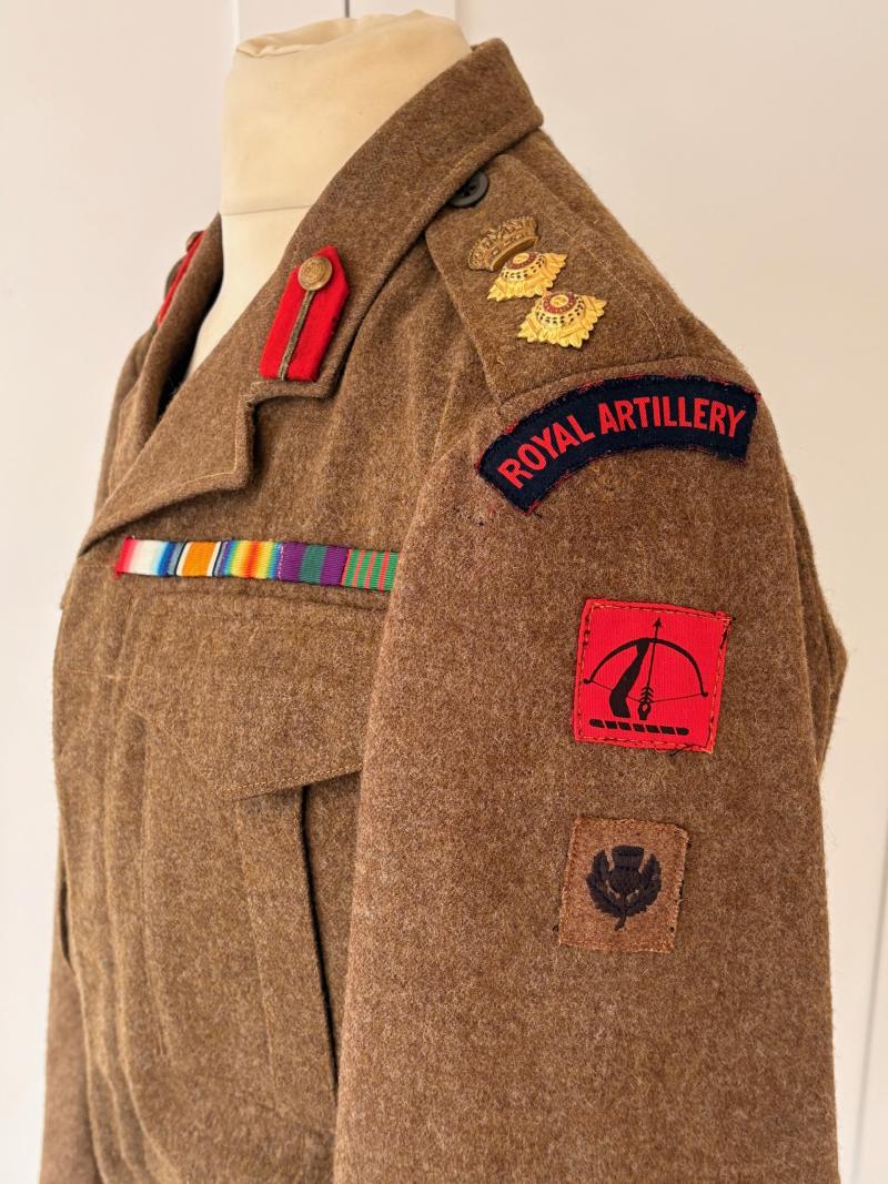 1942 WWII COLONELS ANTI-AIRCRAFT COMMAND BATTLEDRESS LONDON BATTALION.
