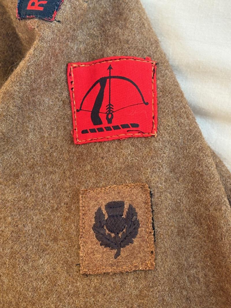 1942 WWII COLONELS ANTI-AIRCRAFT COMMAND BATTLEDRESS LONDON BATTALION.