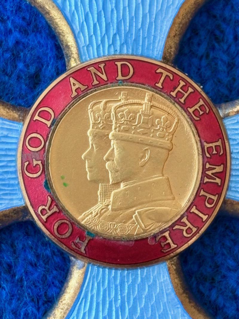 Extremely Rare Cased CBE, Case is to the Late King George VI. ADDITIONAL PHOTOS