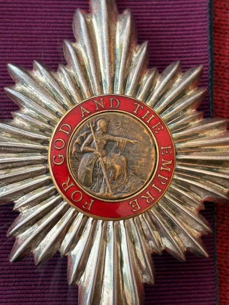 WWI MILITARY 1917 KNIGHTHOOD OF THE ORDER OF THE BRITISH EMPIRE SET. ADDITIONAL PHOTOS