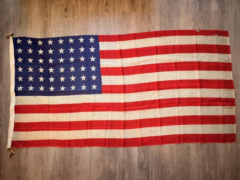 WWII AMERICAN 48 STAR WARTIME EXAMPLE.