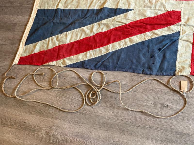 Rare WW1 Patriotic Recruitment Panel Stitched British Union Jack Flag.