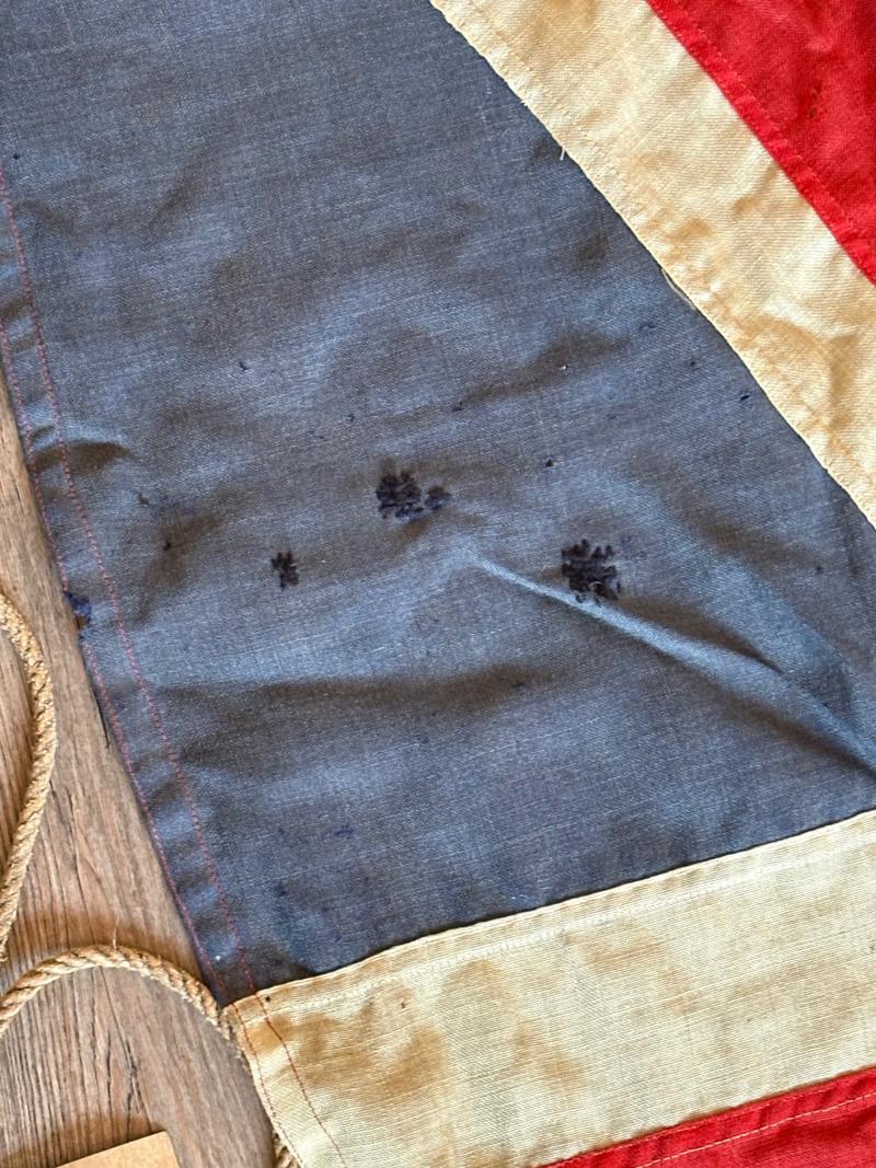 Rare WW1 Patriotic Recruitment Panel Stitched British Union Jack Flag.