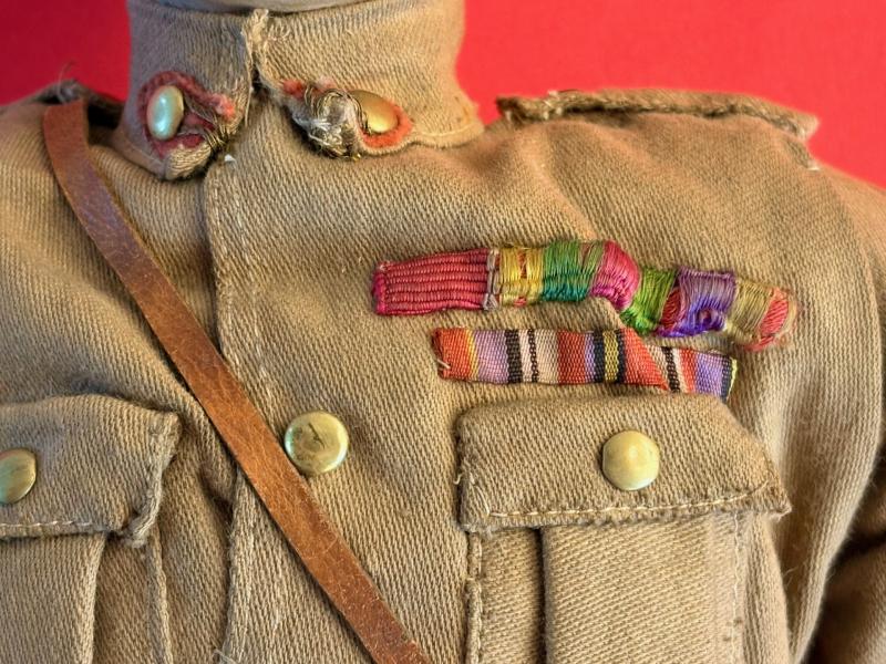 RARE HAMLEYS LORD KITCHENER PROPAGANDA TOY DOLL & BOX 1914-18.