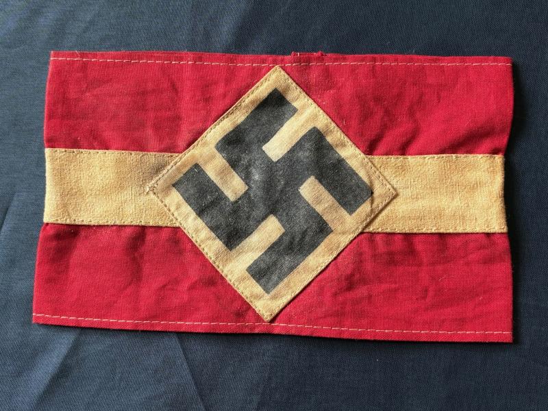 WWII GERMAN WARTIME THIRD REICH HITLER YOUTH ARMBAND